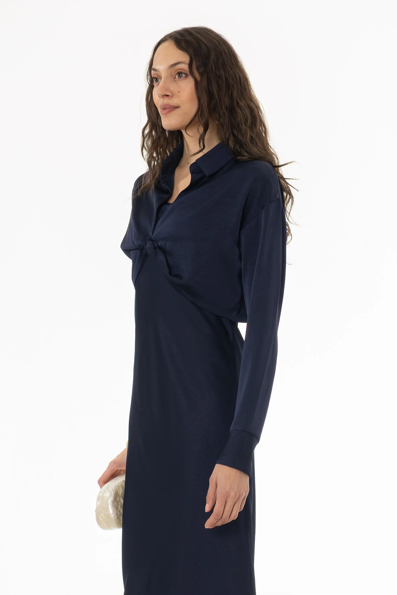 Navy Twist Front Overlay - Image 3