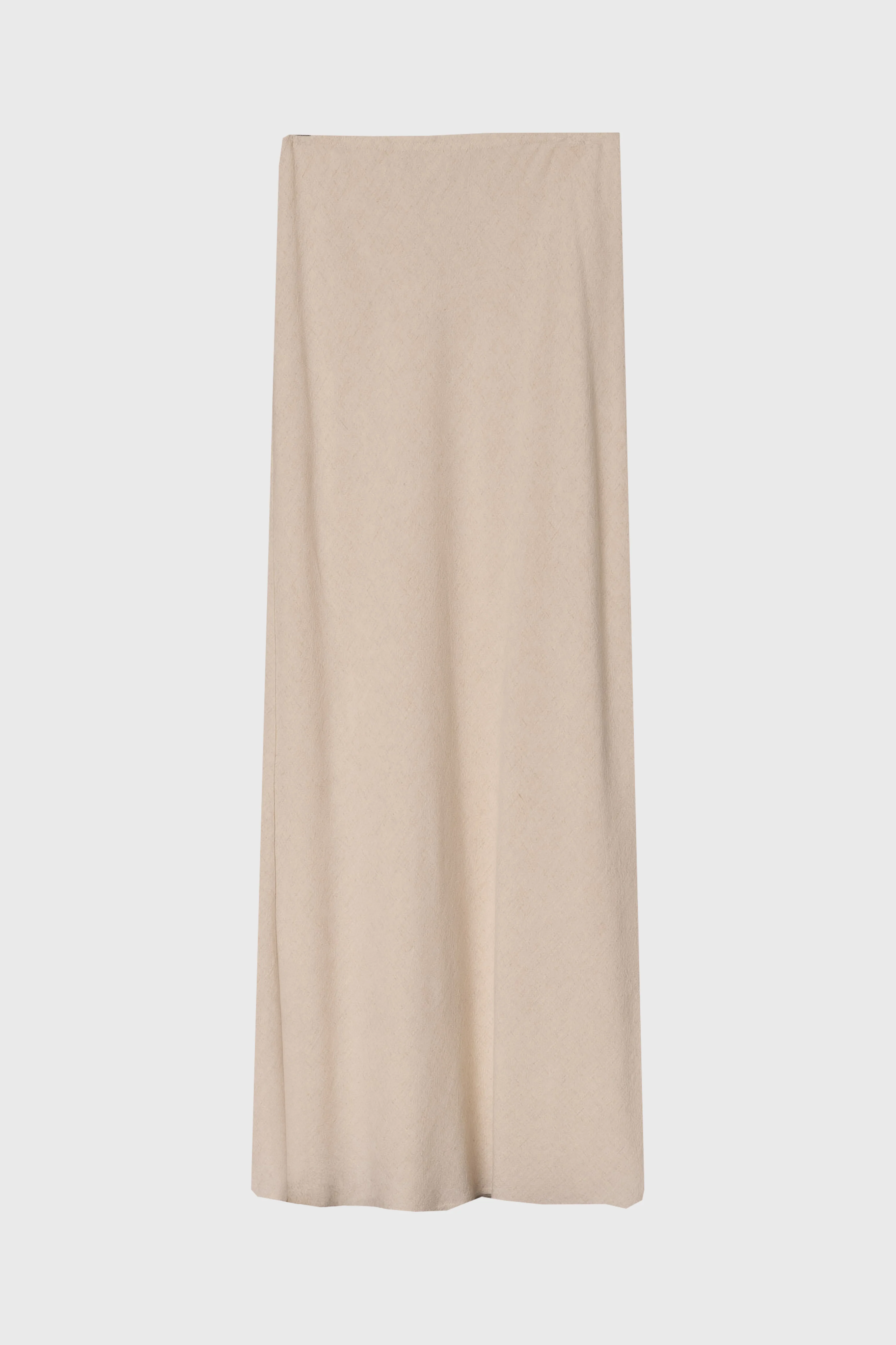 Oatmeal Linen Feel Slip Skirt - Image 6