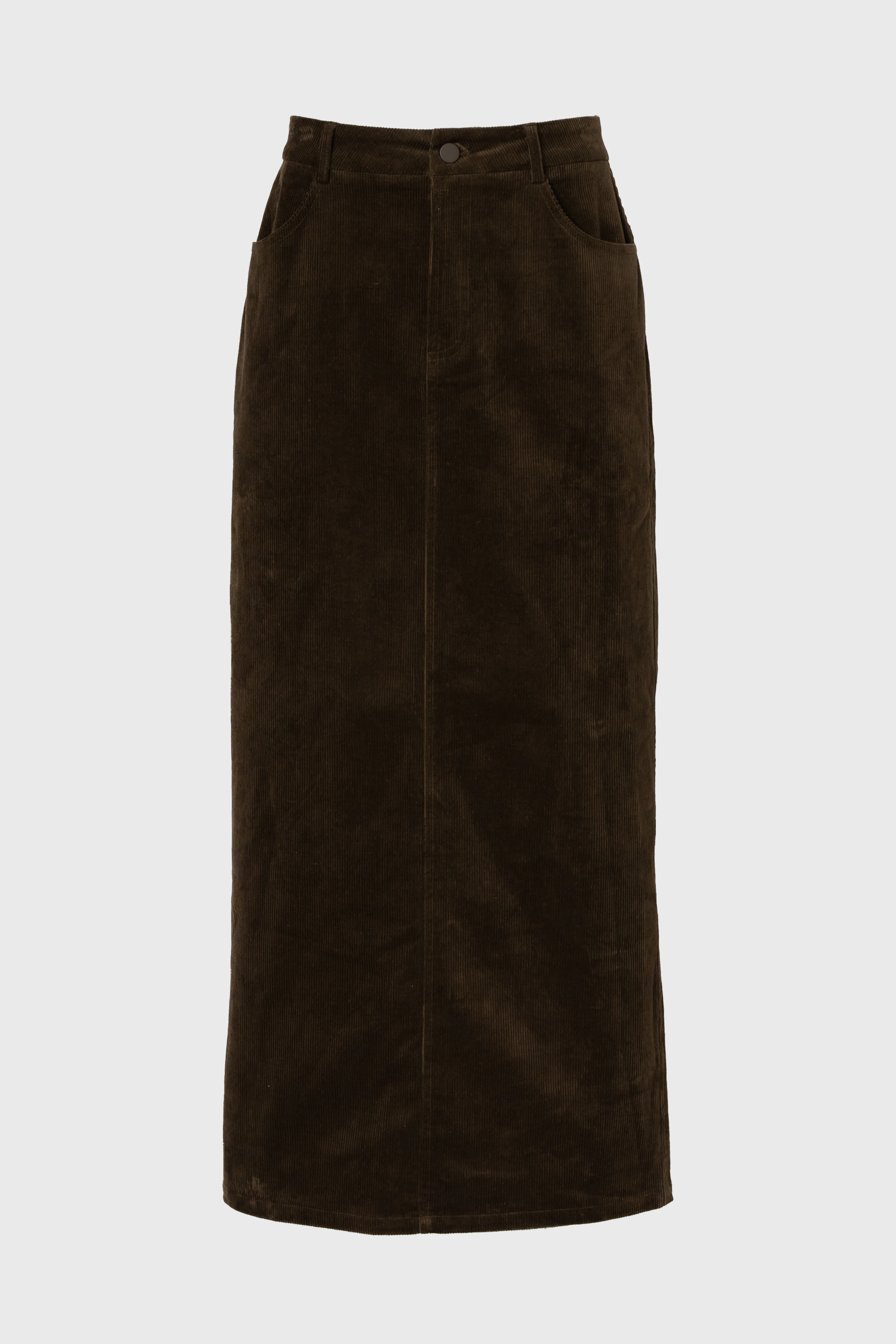 Olive Corduroy Skirt - Image 5