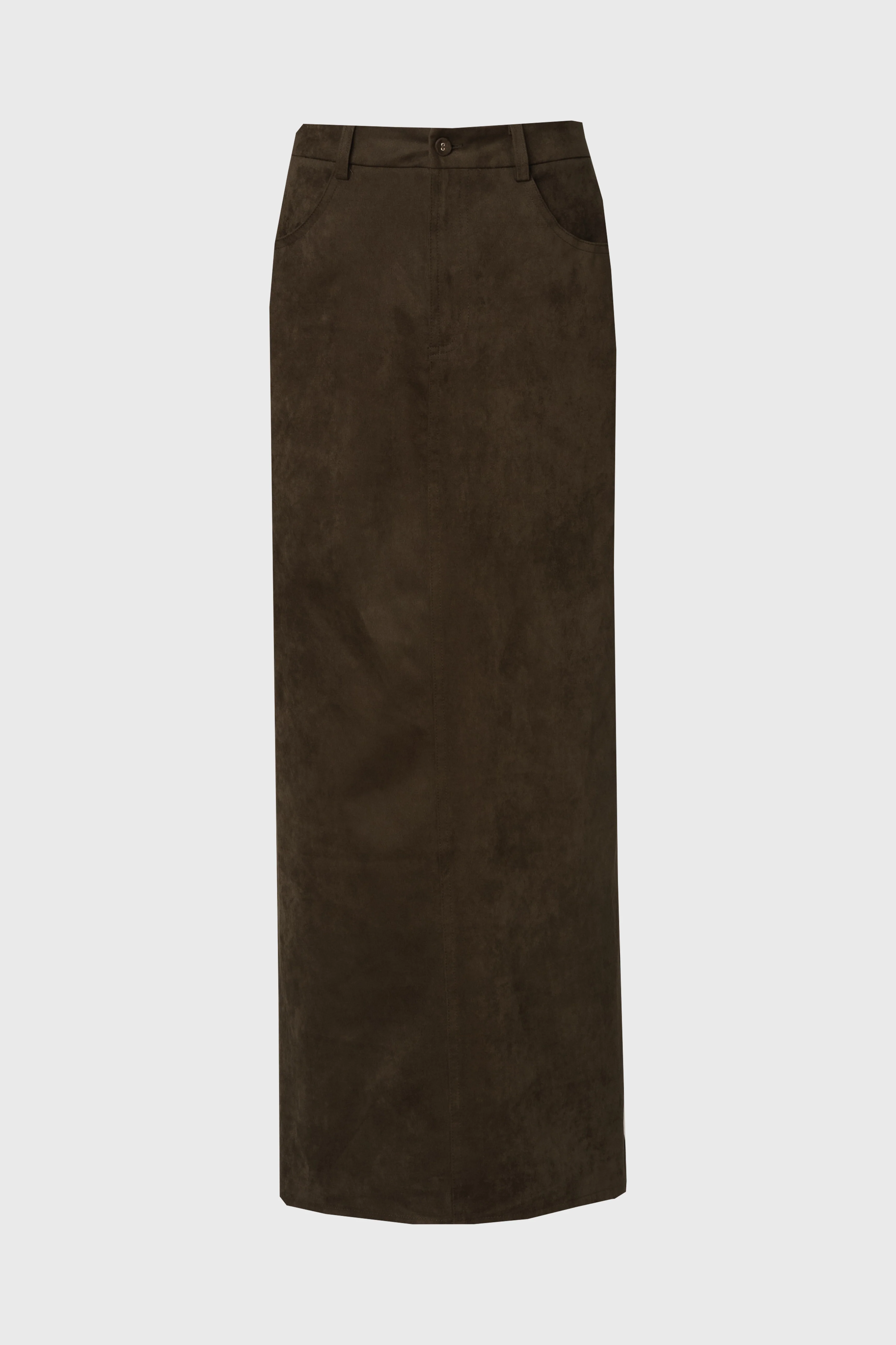 Olive Everyday Microsuede Skirt - Image 5