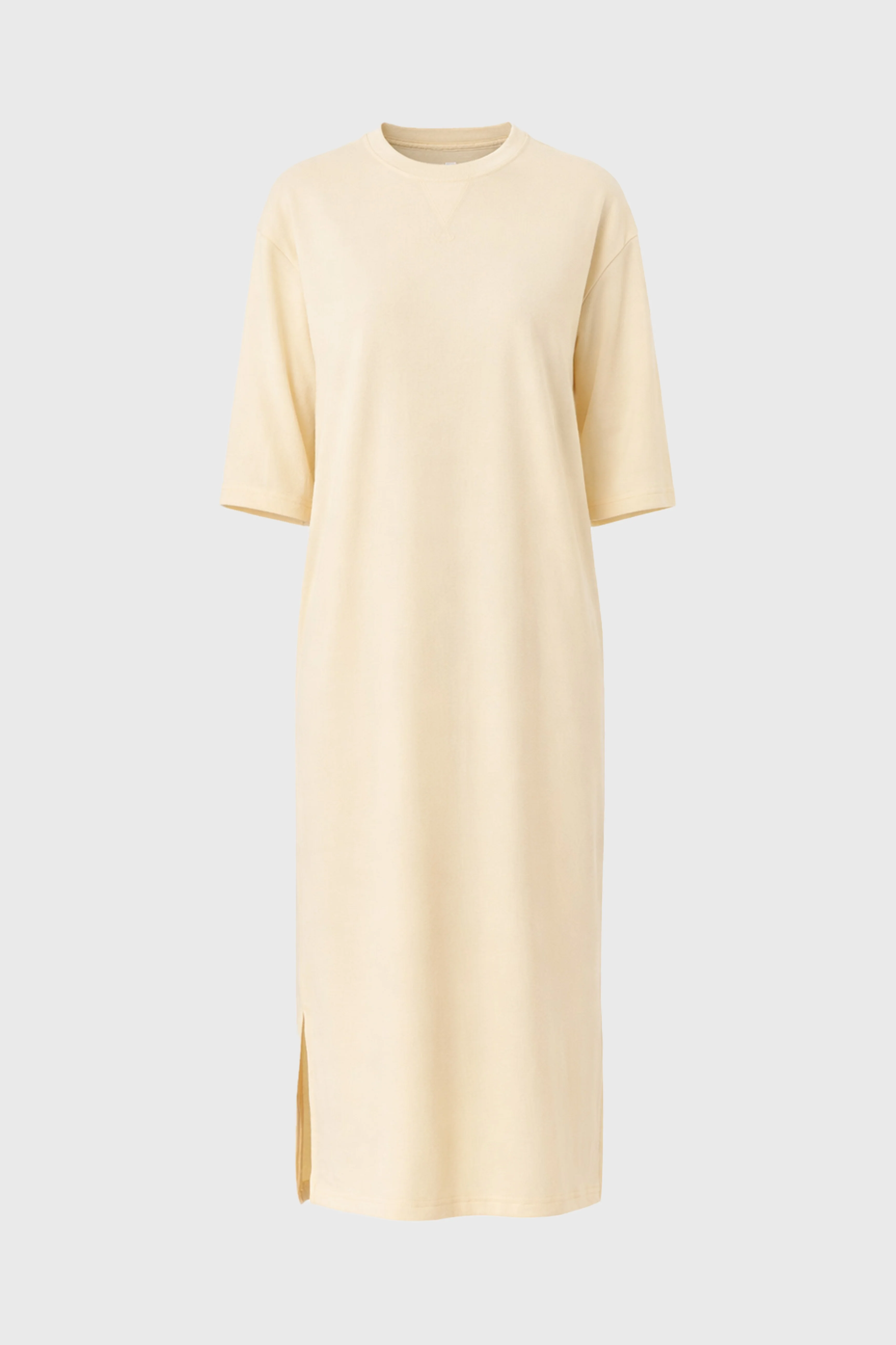 Pale Yellow Terry Maxi Dress - Image 6