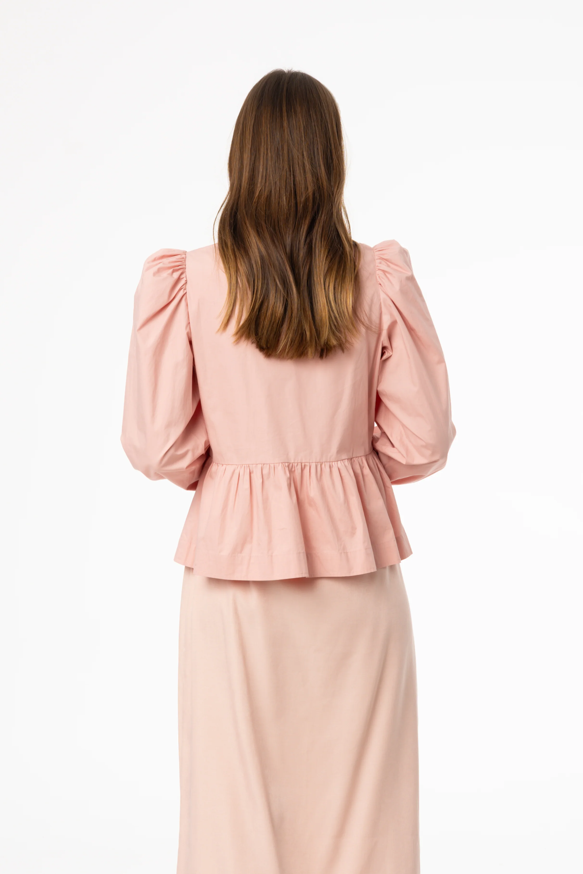 Pink Cotton Bow Blouse - Image 4