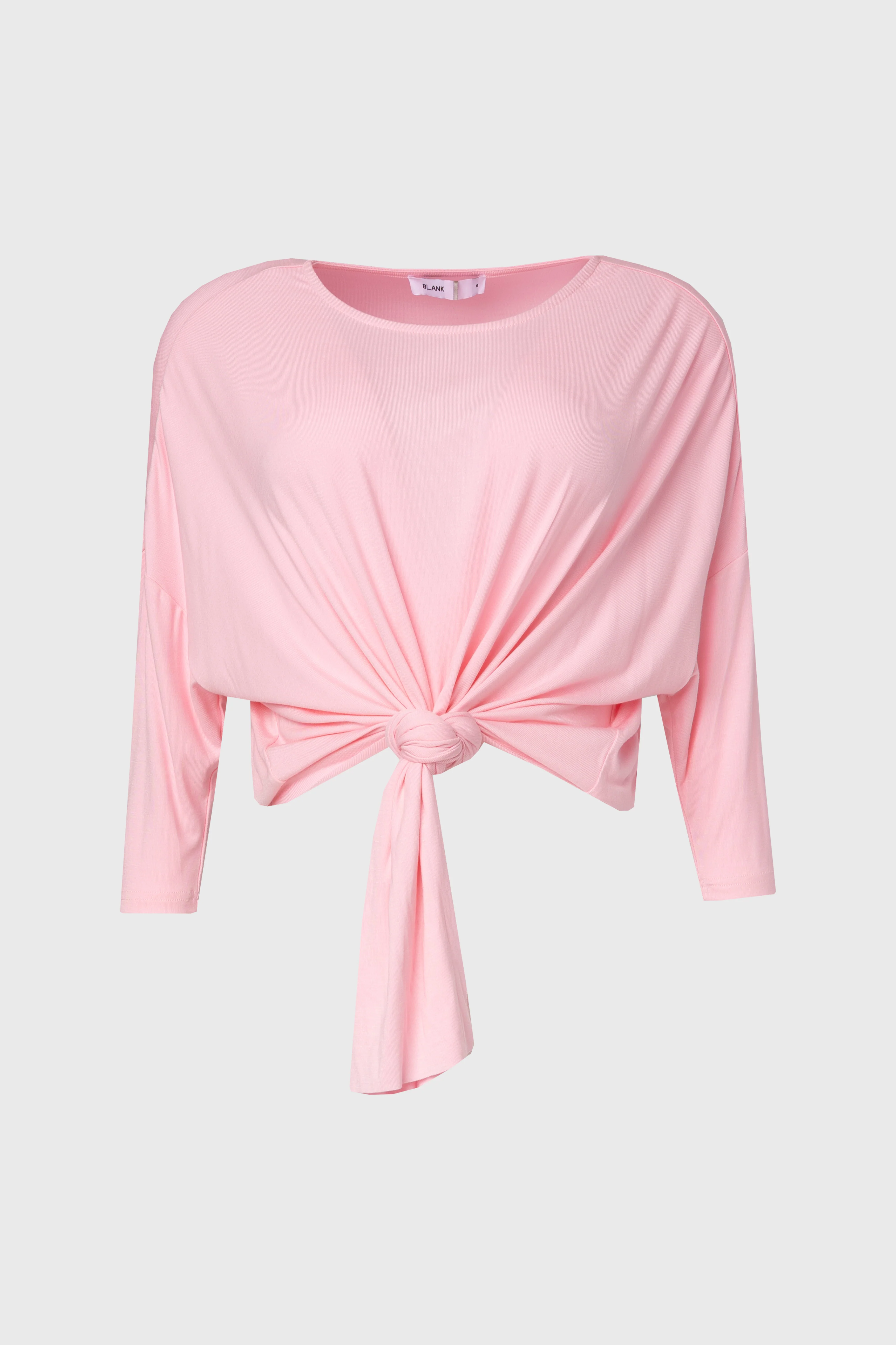 Pink Dolman Tie Knot Tee - Image 5