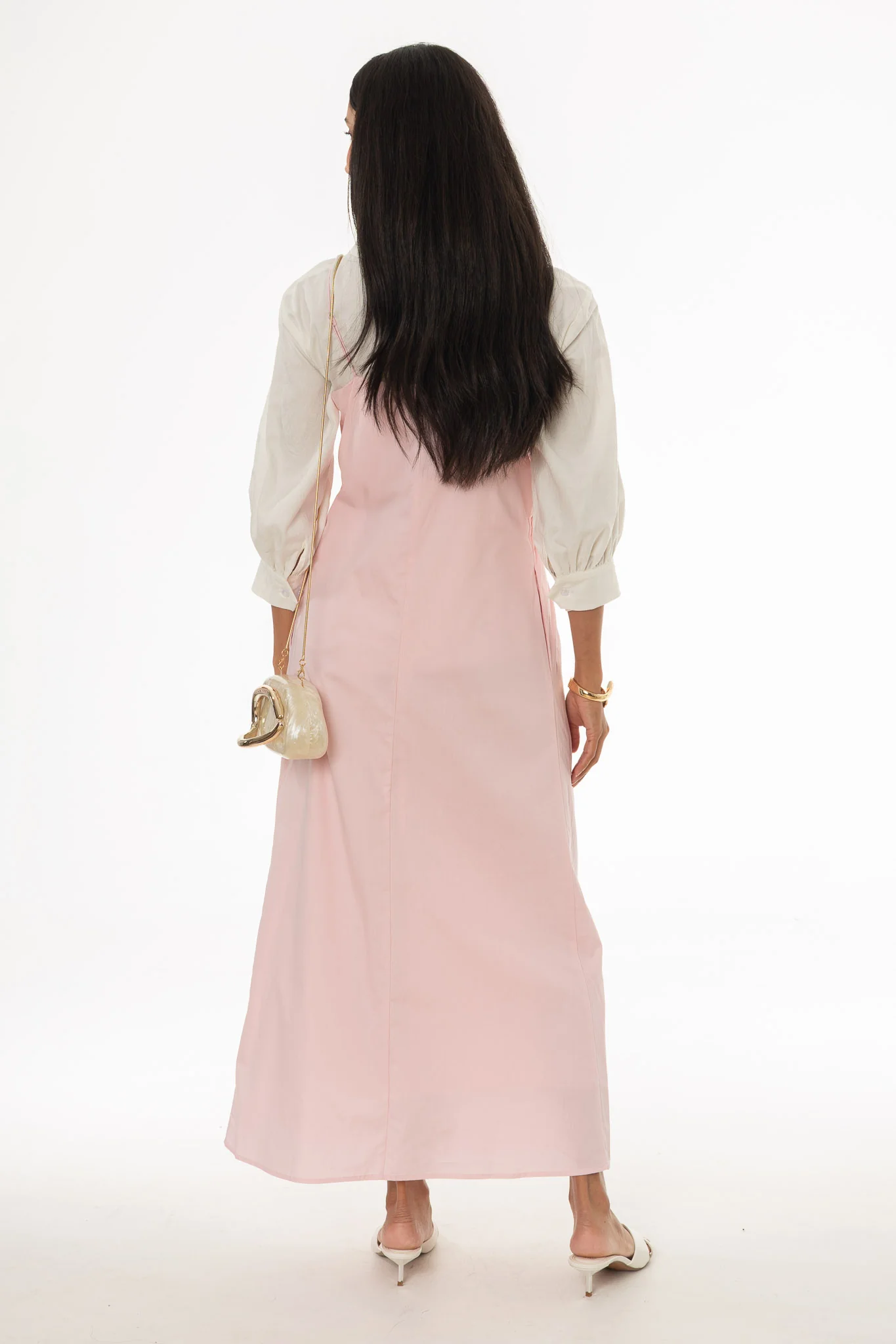 Pink Pintuck Cotton Maxi Jumper - Image 5