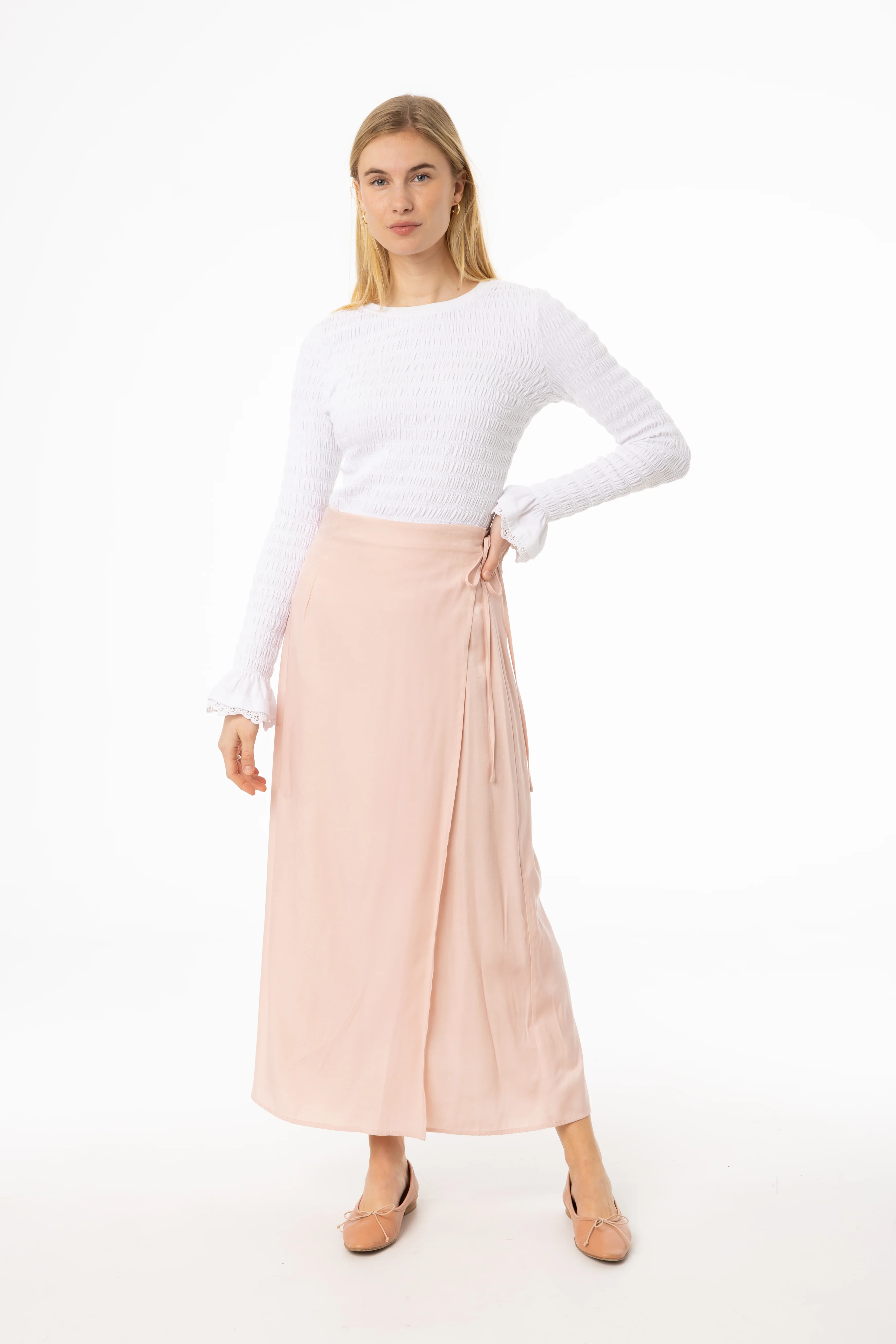 Pink Wrap Skirt
