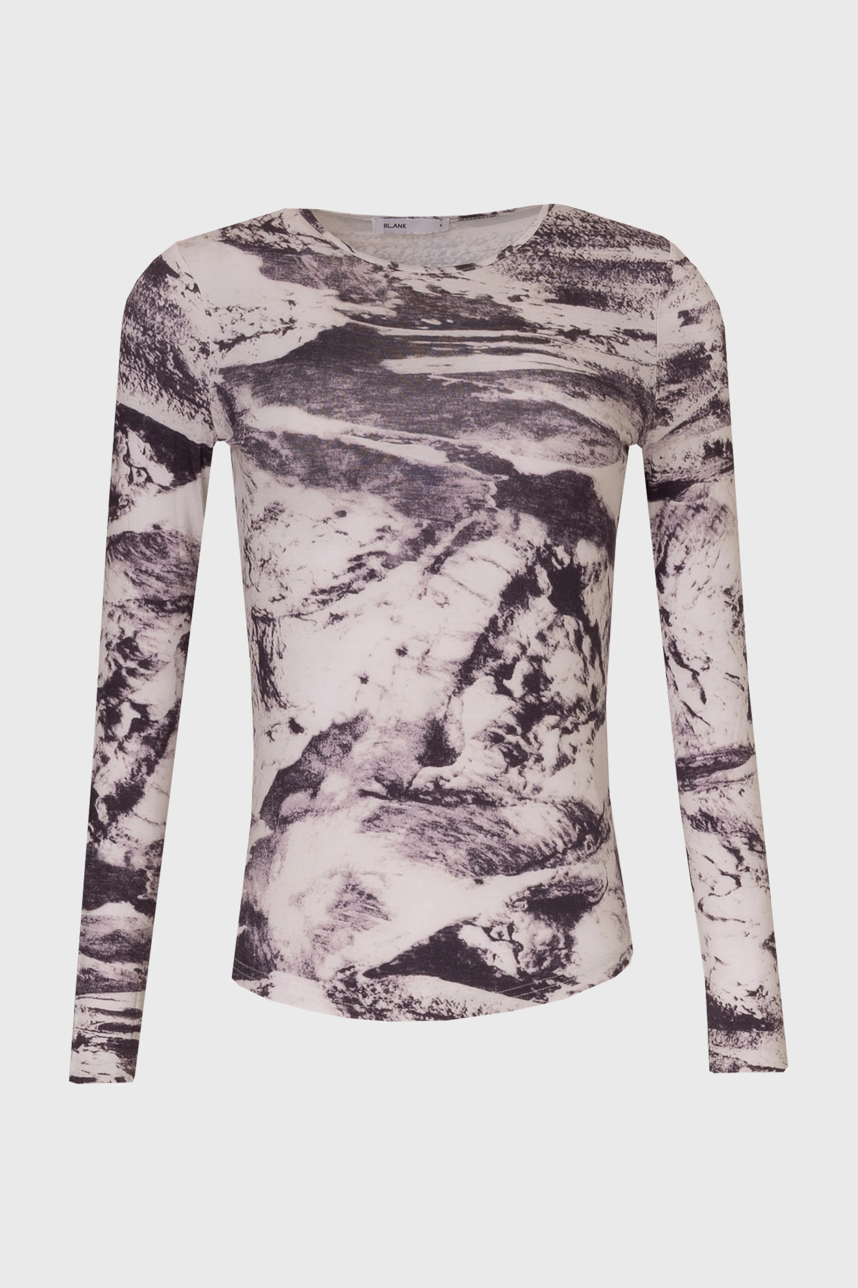 Purple Tie Dye Round Neck T-Shirt - Image 6