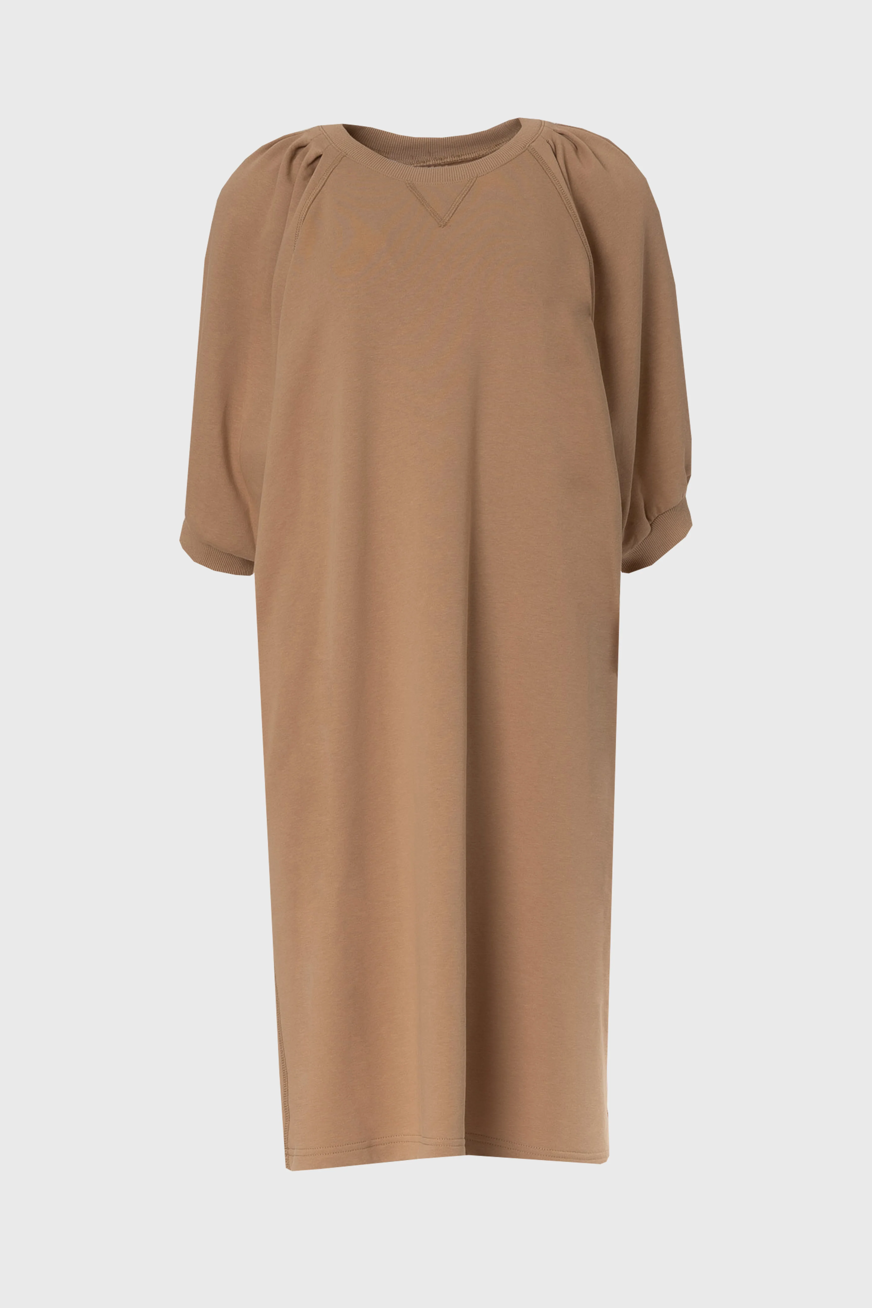 Tan French Terry Dress - Image 6