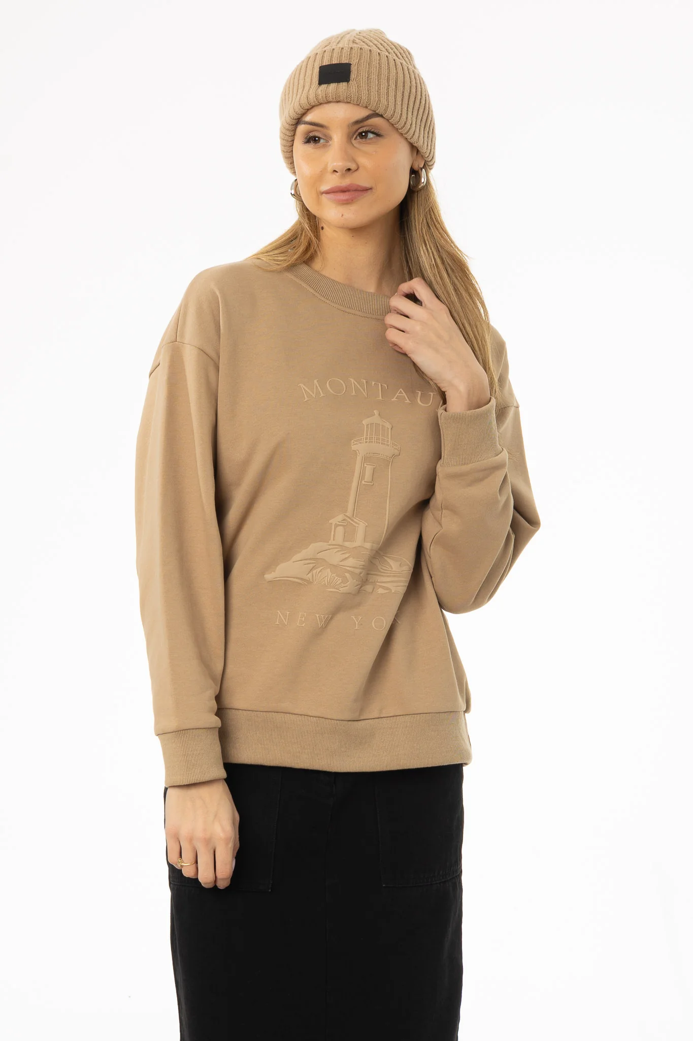 Tan Graphic Sweatshirt - Image 5