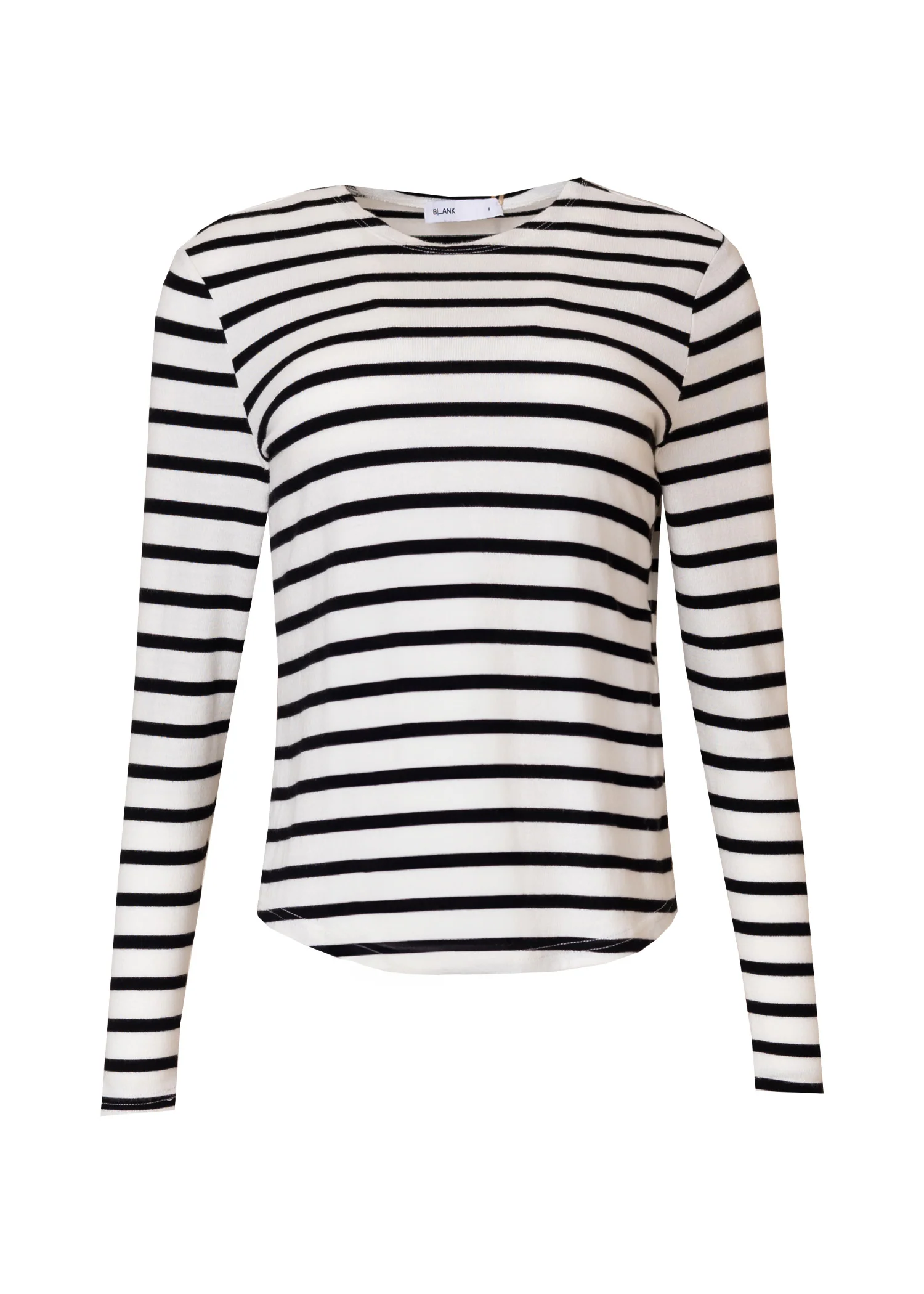 White and Black Striped Knit Top - Image 5