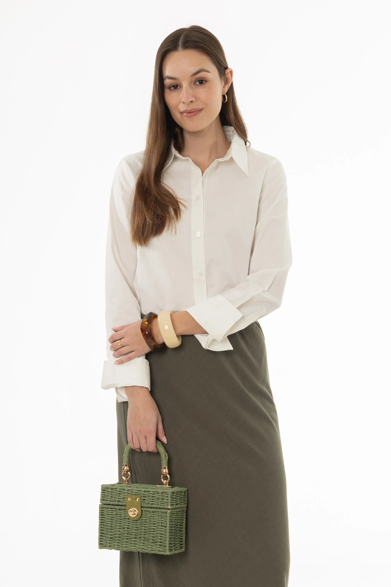 White Long Sleeve Blouse