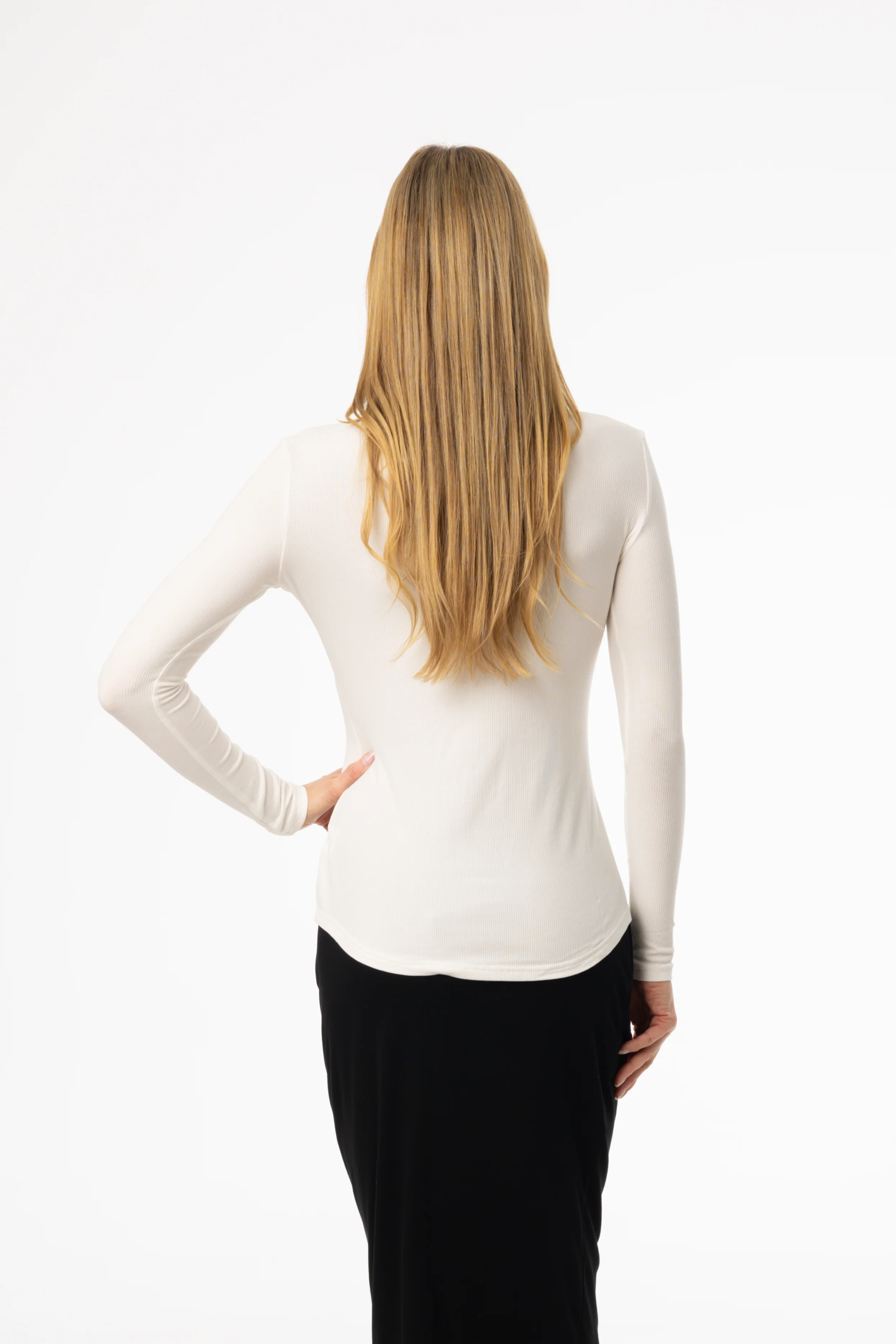 White Polo T-Shirt - Image 3
