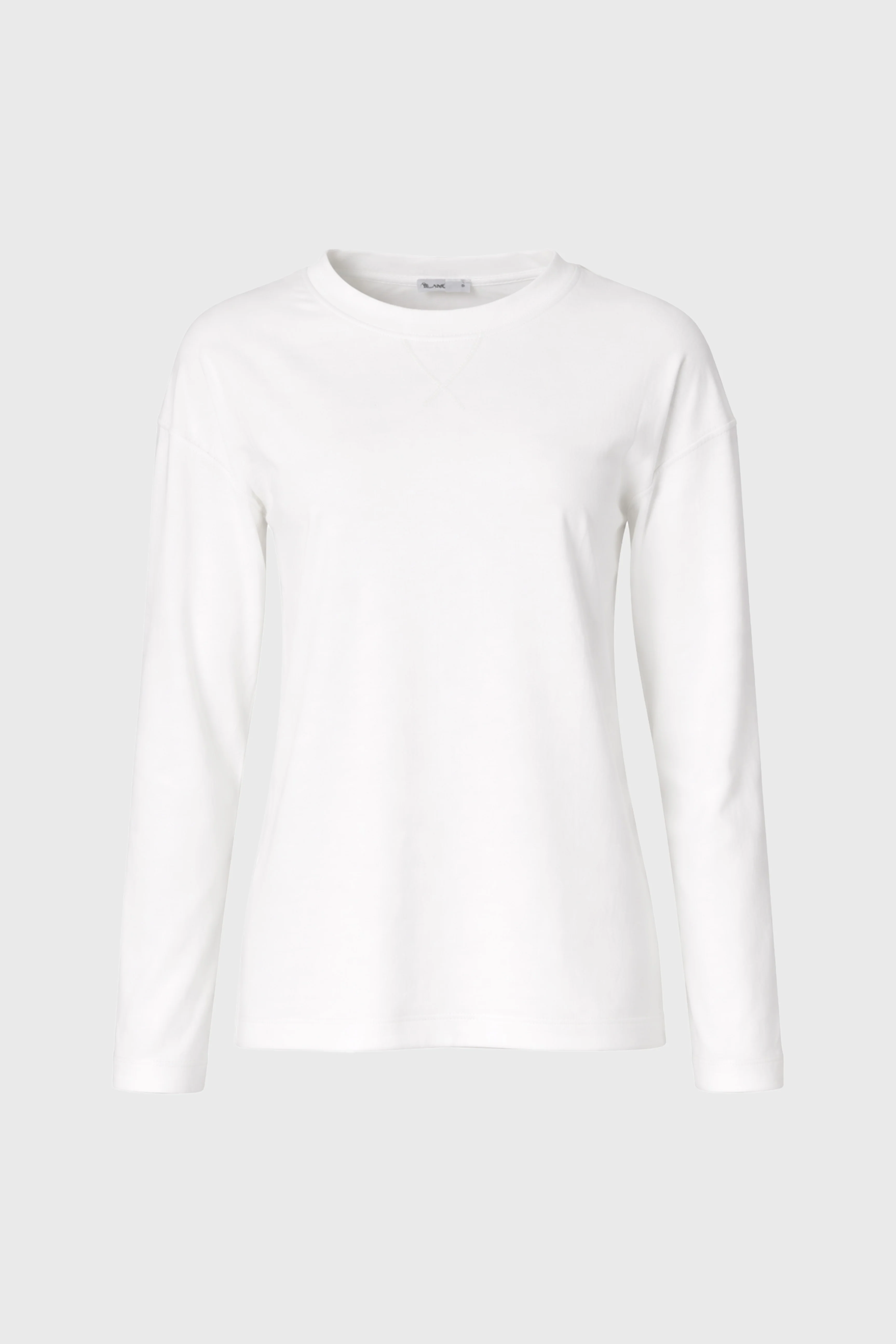 White Relaxed Fit long Sleeve T-Shirt - Image 6