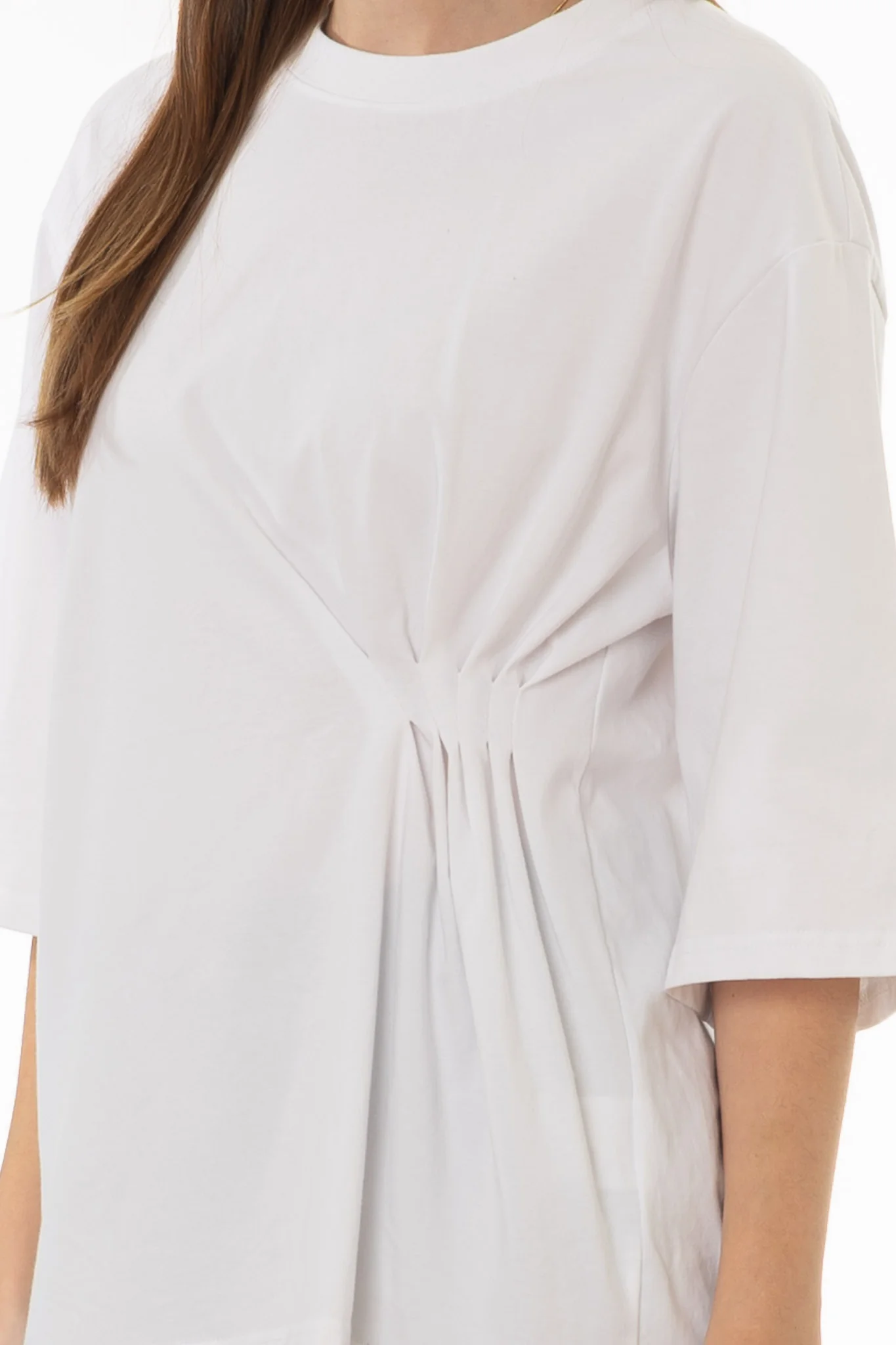 White Side Cinched T-Shirt - Image 2