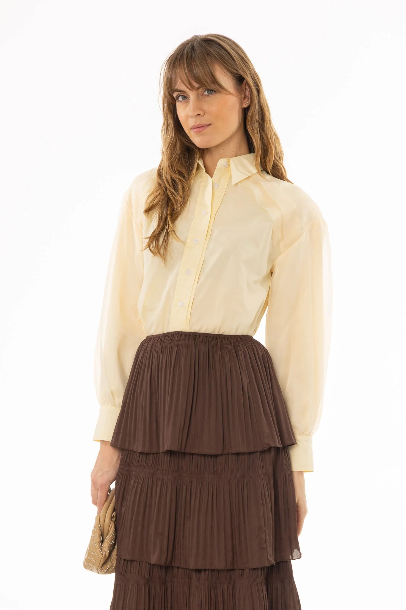 Yellow Organza Cotton Blouse - Image 5